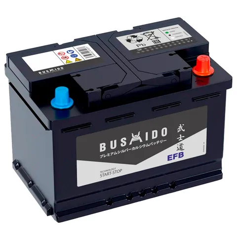 Аккумулятор BUSHIDO 70 Ач 690 А (EN), обратная полярность, LN3
