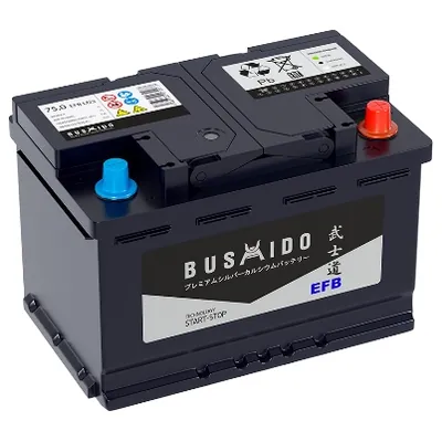 Аккумулятор BUSHIDO 75 Ач 720 А (EN), обратная полярность, LN3