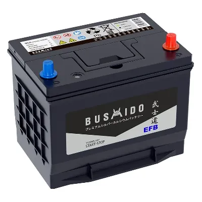 Аккумулятор BUSHIDO 80 Ач 730 А (JIS), обратная полярность, D26