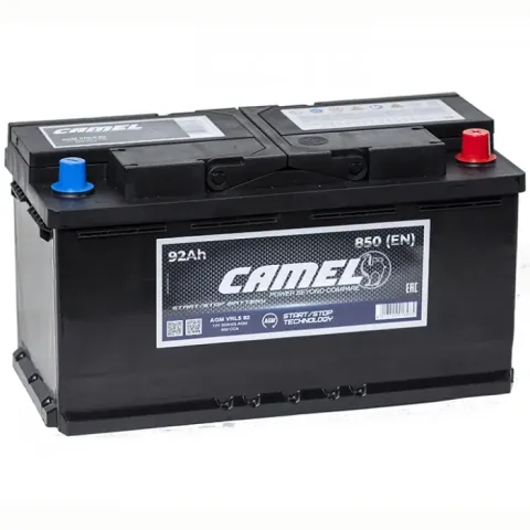 Аккумулятор CAMEL 92 Ач 850 А (EN), обратная полярность, LN5