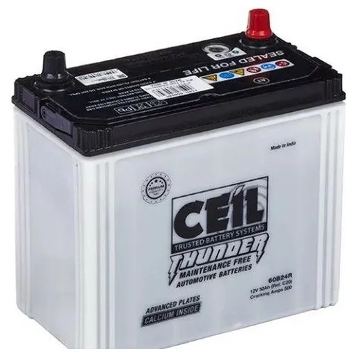 Аккумулятор CEIL JIS 60B24R 50 Ач 500 А (JIS), прямая полярность
