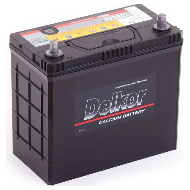 Аккумулятор DELKOR 70B24L 55 Ач 490 А (EN), обратная полярность