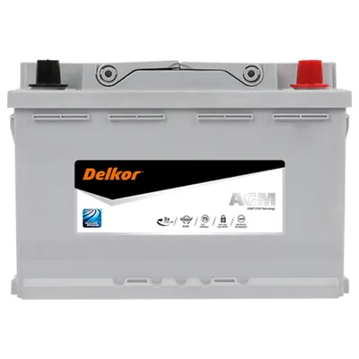 Аккумулятор DELKOR 70 Ач 760 А (EN), обратная полярность, LN3