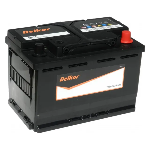 Аккумулятор DELKOR 80 Ач 800 А (EN), обратная полярность, LN3