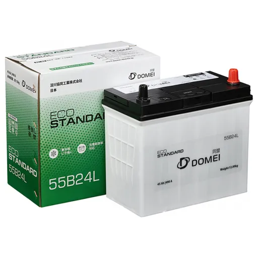 Аккумулятор DOMEI ECO STANDARD 45 Ач 490 А (EN), обратная полярность, B24