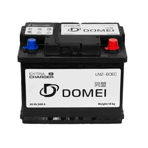 Аккумулятор DOMEI Extra Charger 60 Ач 680 А (EN), обратная полярность, LN2