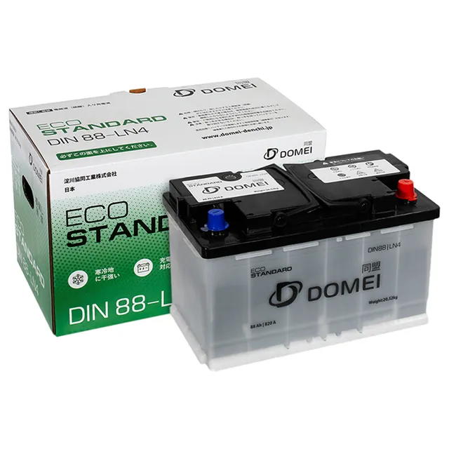 Аккумулятор DOMEI Eco STANDARD 88 Ач 820 А (EN), обратная полярность, LN4