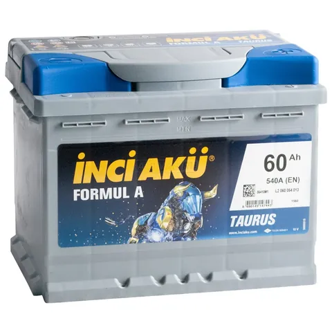 Аккумулятор INCI AKU Formul A 60 Ач 540 А (EN), обратная полярность, LN2
