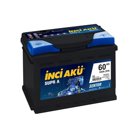 Аккумулятор INCI AKU SuprA 60 Ач 540 А (EN), обратная полярность, LBN2