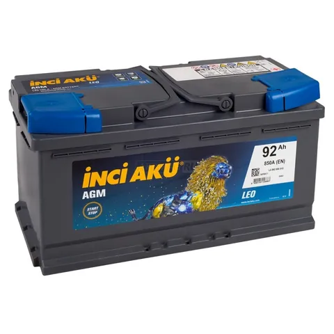 Аккумулятор INCI AKU L5092085013 92 Ач 850 А (SAE), обратная полярность, LN5