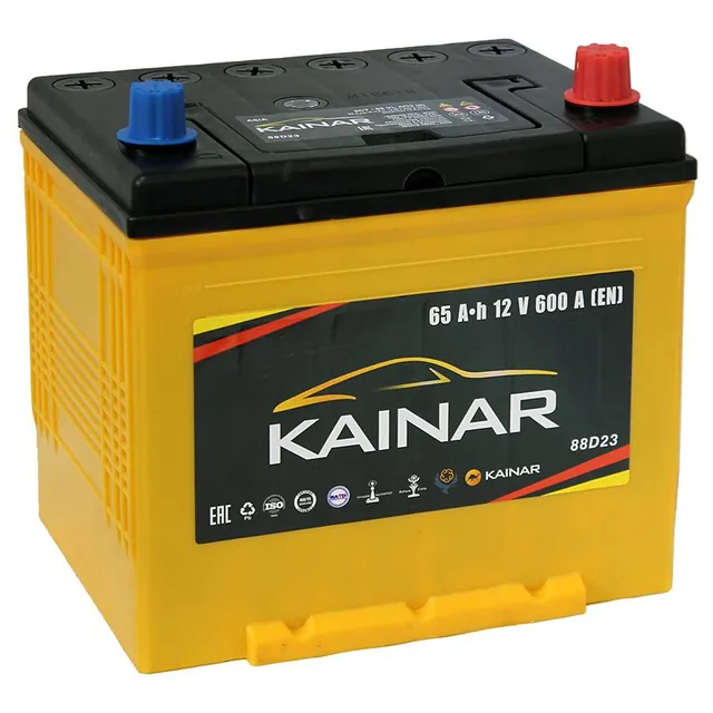 Аккумулятор KAINAR 65 Ач 600 А (EN), обратная полярность, D23