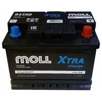Аккумулятор MOLL XTRA CHARGE 60 Ач 580 А (EN), обратная полярность, LBN2
