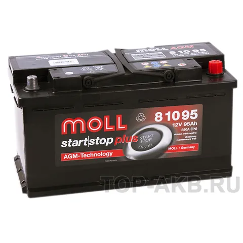 Аккумулятор MOLL 95 Ач 850 А (EN), обратная полярность, LN5