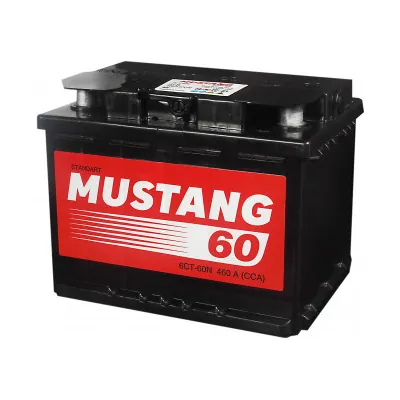 Аккумулятор MUSTANG 60 Ач 460 А (EN), прямая полярность, LN2