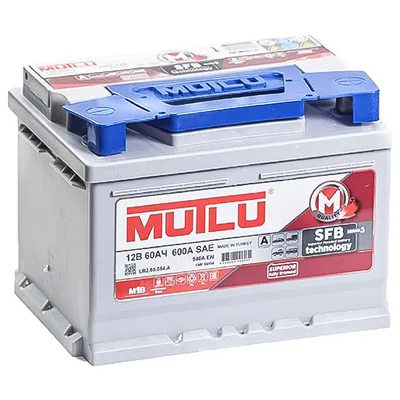 Аккумулятор MUTLU SFB M3 60 Ач 540 А (EN), прямая полярность, LN2