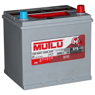 Аккумулятор MUTLU SFB M3 68 Ач 600 А (EN), обратная полярность, D23
