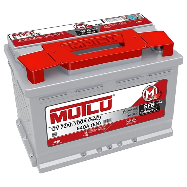 Аккумулятор MUTLU SFB M2 72 Ач 580 А (EN), обратная полярность, LN3