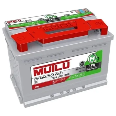 Аккумулятор MUTLU 72 Ач 720 А (EN), обратная полярность, LN3