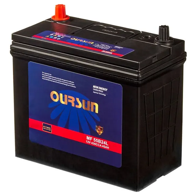 Аккумулятор OURSUN 45 Ач 430 А (EN), обратная полярность, B24