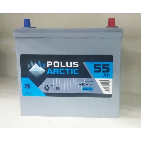 Аккумулятор POLUS Arctic 55 Ач 560 А (EN), прямая полярность, B24