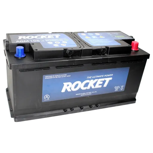 Аккумулятор ROCKET AGM 105 Ач 950 А (EN), обратная полярность, LN6