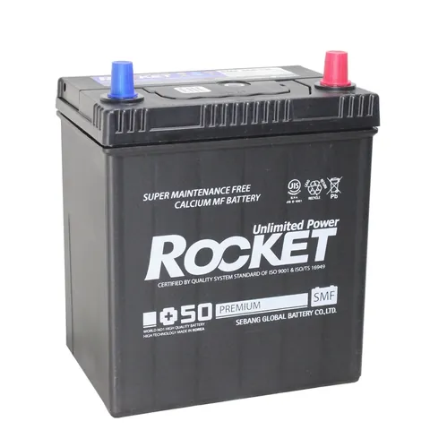 Аккумулятор ROCKET SMF 42 Ач 340 А (SAE), обратная полярность, B19