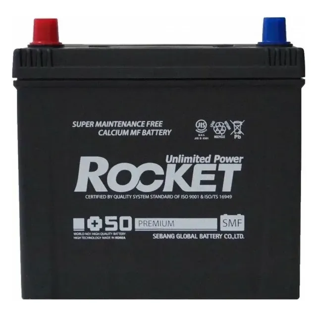 Аккумулятор ROCKET 54 Ач 560 А (EN), прямая полярность, D20