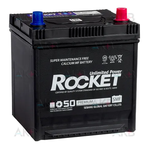 Аккумулятор ROCKET 55 Ач 580 А (EN), обратная полярность, D20
