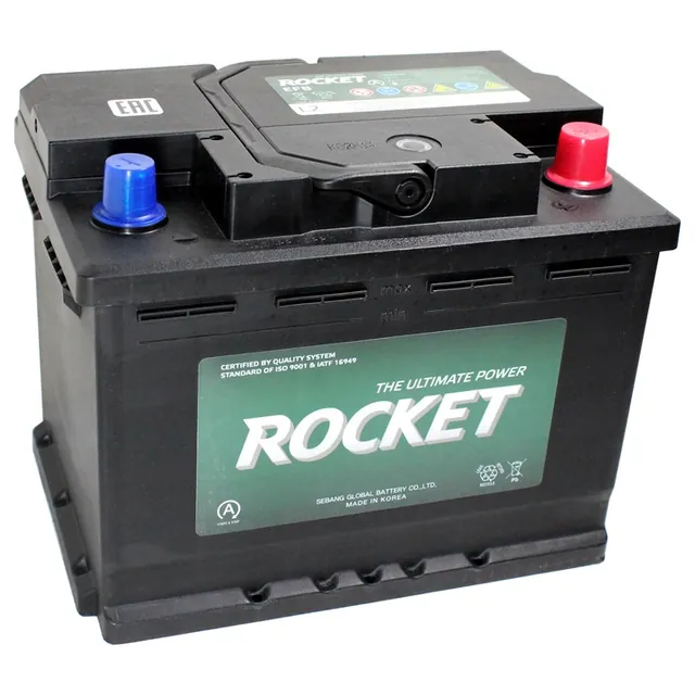 Аккумулятор ROCKET 60 Ач 620 А (EN), обратная полярность, LN2