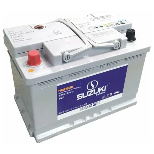 Аккумулятор SUZUKI 74 Ач 720 А (EN), прямая полярность, LN3