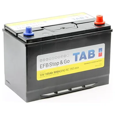 Аккумулятор TAB EFB Stop & Go 105 Ач 900 А (EN), прямая полярность, D31