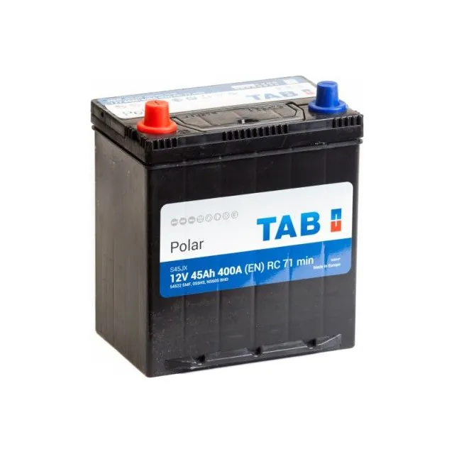 Аккумулятор TAB Polar 45 Ач 360 А (EN), прямая полярность, B19
