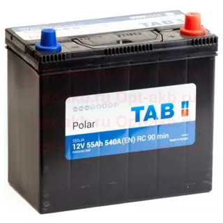 Аккумулятор TAB Polar S 55 Ач 490 А (EN), обратная полярность, B24