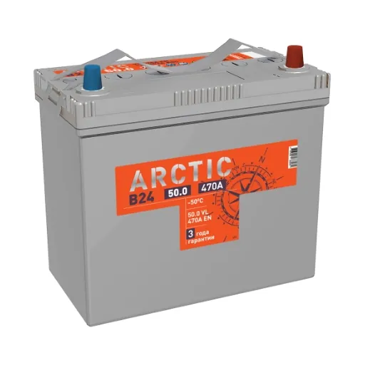 Аккумулятор TITAN Arctic Asia 50 Ач 470 А (EN), обратная полярность, B24