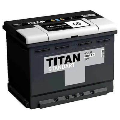 Аккумулятор TITAN Standart 60 Ач 540 А (EN), обратная полярность, LBN2