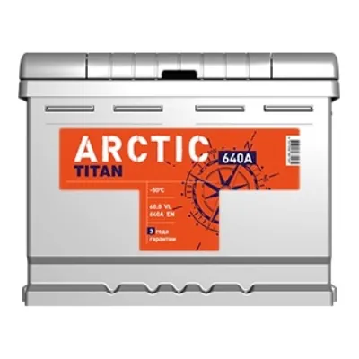 Аккумулятор TITAN ARCTIC 60 Ач 620 А (EN), обратная полярность, LN2