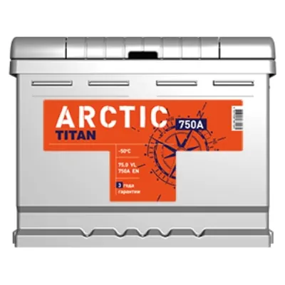 Аккумулятор TITAN Arctic 75 Ач 730 А (EN), прямая полярность, LN3