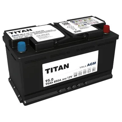 Аккумулятор TITAN 95 Ач 850 А (EN), обратная полярность, LN5