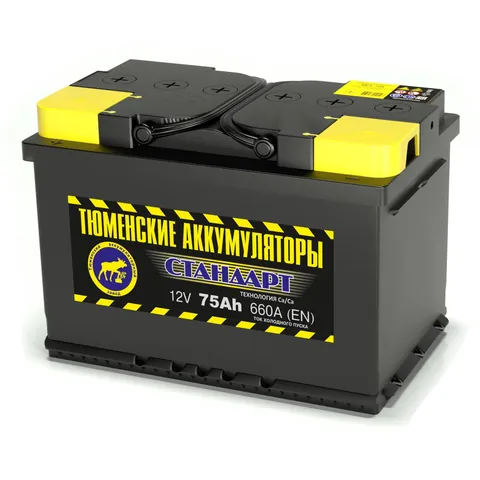 Аккумулятор ТЮМЕНСКИЕ АККУМУЛЯТОРЫ Standard 75 Ач 660 А (EN), обратная полярность, LN3
