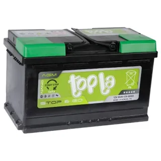 Аккумулятор TOPLA 80 Ач 800 А (EN), обратная полярность, LN4