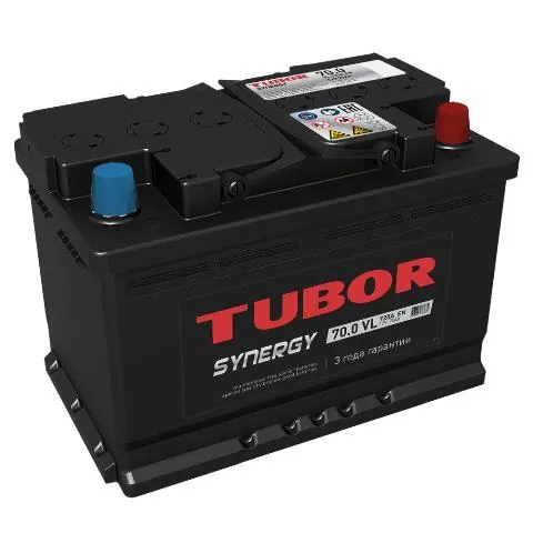 Аккумулятор TUBOR SYNERGY 70 Ач 720 А (EN), обратная полярность, LN3