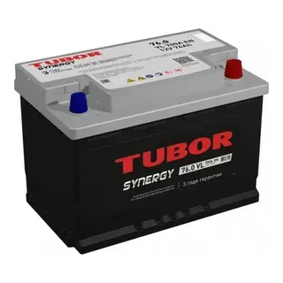 Аккумулятор TUBOR SYNERGY 76 Ач 700 А (EN), обратная полярность, LN3