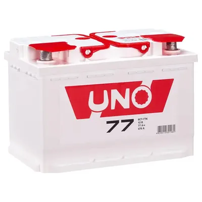 Аккумулятор UNO 77 Ач 670 А (EN), обратная полярность, LN3