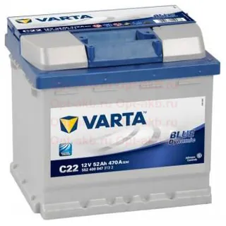 Аккумулятор VARTA Blue Dynamic 52 Ач 470 А (EN), обратная полярность, LN1