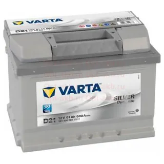 Аккумулятор VARTA Silver Dynamic 61 Ач 600 А (EN), обратная полярность, LBN2