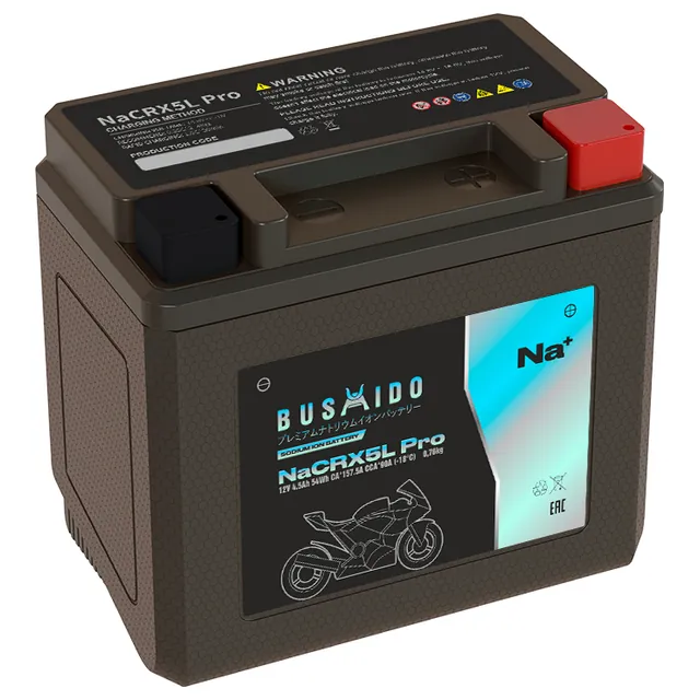 Аккумулятор BUSHIDO UTX5L-BS 4.5 Ач 90 А (EN), обратная полярность, YTX5L